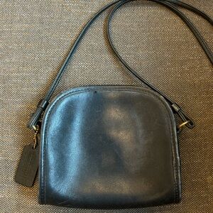 Coach Black Leather Crossbody Bag